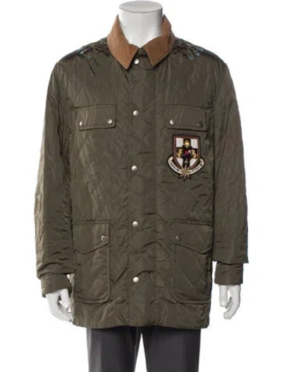 Pre-owned Gucci 2017 Utility Jacket In Green