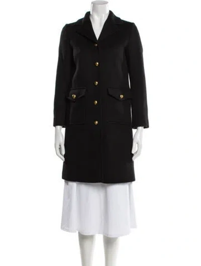 Pre-owned Gucci 2017 Wool Coat In Black