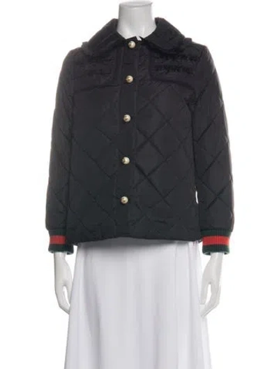 Pre-owned Gucci 2017 Wool Jacket In Black