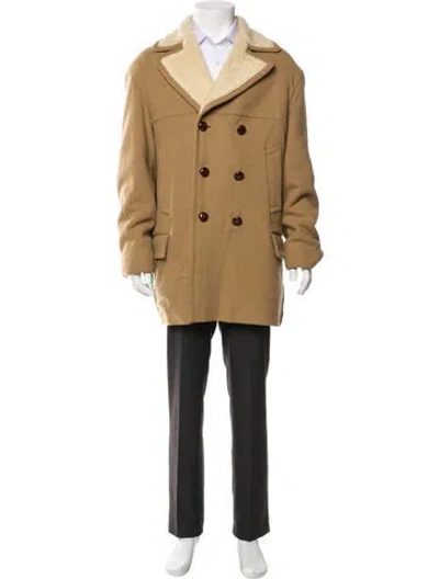 Pre-owned Gucci 2017 Wool Peacoat In Neutral