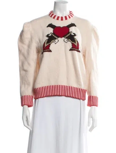 Pre-owned Gucci 2017 Wool Sweater In Neutral