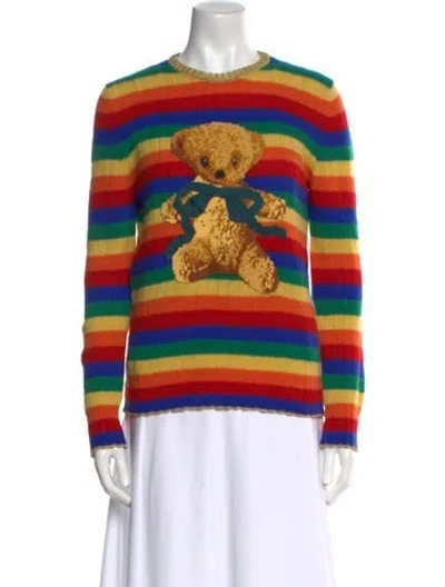 Pre-owned Gucci 2017 Wool Sweater In Orange