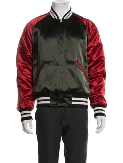 Pre-owned Gucci 2017 X Barney's New York Bomber Jacket In Green