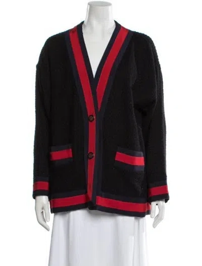 Pre-owned Gucci 2018 Colorblock Pattern Sweater In Black