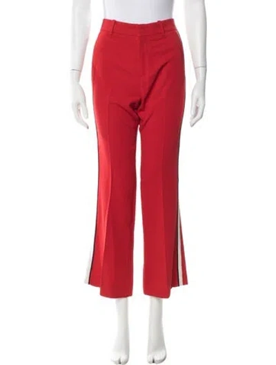 Pre-owned Gucci 2018 Flared Pants In Red