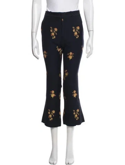 Pre-owned Gucci 2018 Flared Pants In Blue