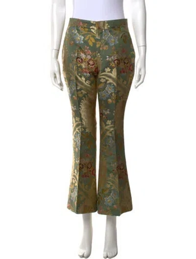 Pre-owned Gucci 2018 Flared Pants In Green