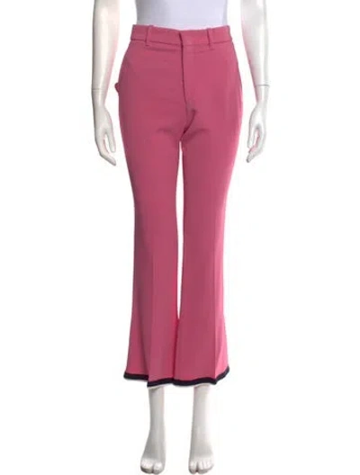 Pre-owned Gucci 2018 Flared Pants In Pink