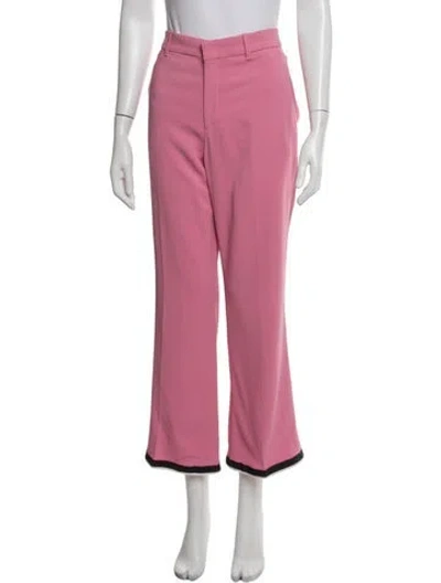 Pre-owned Gucci 2018 Flared Pants In Pink