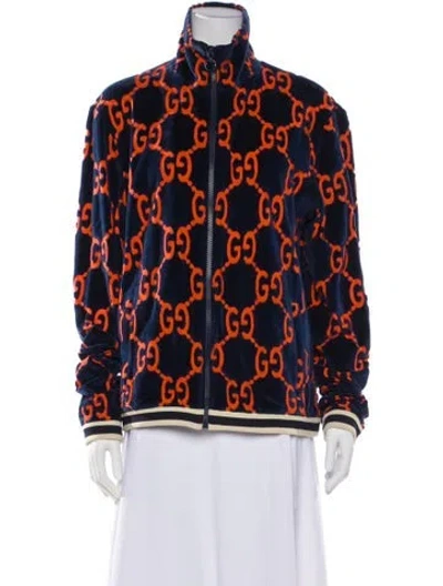 Pre-owned Gucci 2018 Gg Logo Windbreaker In Multi