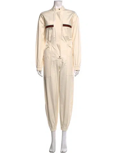Pre-owned Gucci 2018 Jumpsuit W/ Tags In Neutrals