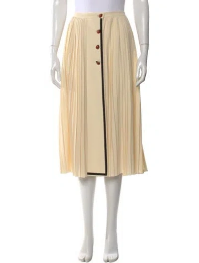 Pre-owned Gucci 2018 Midi Length Skirt In Neutral