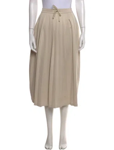 Pre-owned Gucci 2018 Midi Length Skirt In Neutral