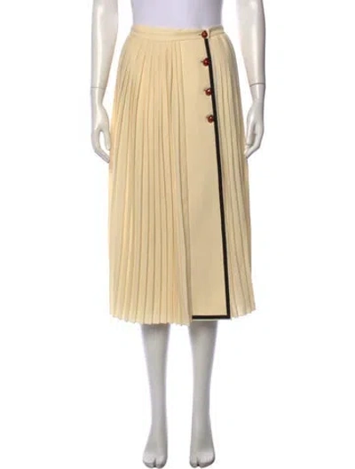 Pre-owned Gucci 2018 Midi Length Skirt In Neutrals