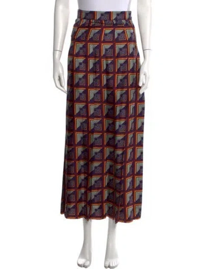 Pre-owned Gucci 2018 Midi Length Skirt In Purple