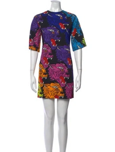 Pre-owned Gucci 2018 Mini Dress In Multi