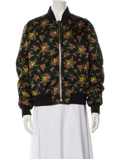 Pre-owned Gucci 2018 Nylon Bomber Jacket In Multi