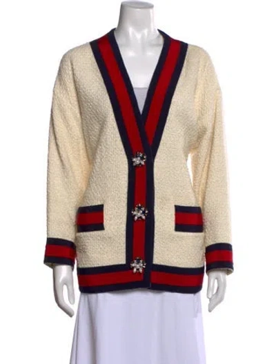 Pre-owned Gucci 2018 Open Front Sweater