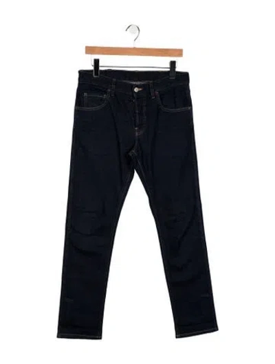 Pre-owned Gucci 2018 Straight-leg Jeans In Blue