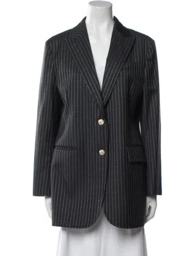 Pre-owned Gucci 2018 Wool Blazer In Gray