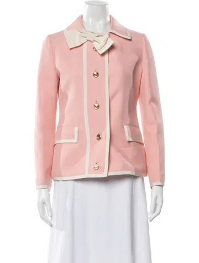 Pre-owned Gucci 2018 Wool Blazer In Pink