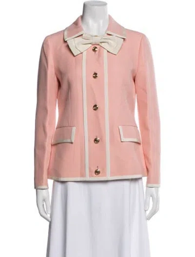 Pre-owned Gucci 2018 Wool Blazer In Pink