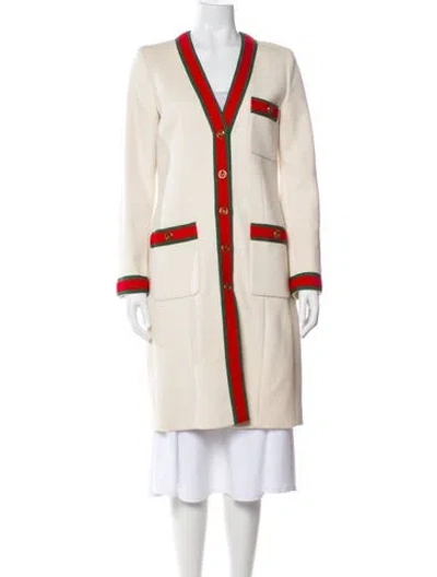 Pre-owned Gucci 2018 Wool Coat In Neutral