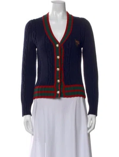 Pre-owned Gucci 2018 Wool Sweater In Blue