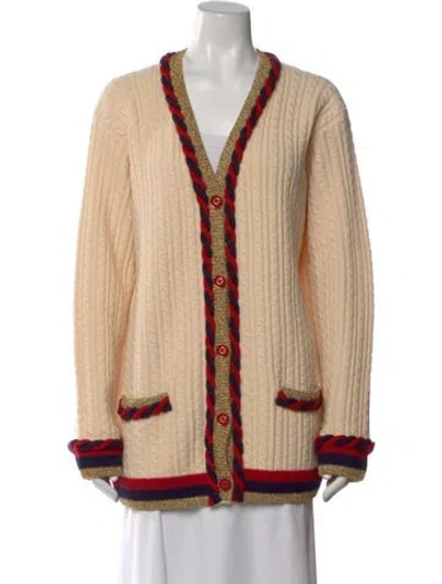 Pre-owned Gucci 2018 Wool Sweater In Neutral