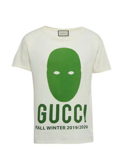 Pre-owned Gucci 2019-2020 Printed T-shirt In Neutral