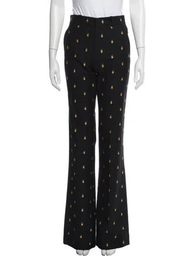 Pre-owned Gucci 2019 Flared Pants In Black