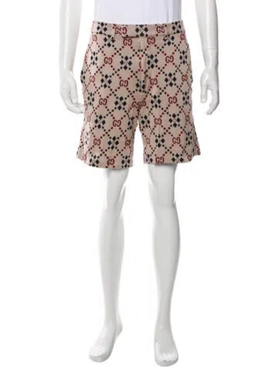 Pre-owned Gucci 2019 Flat Front Shorts In Neutral