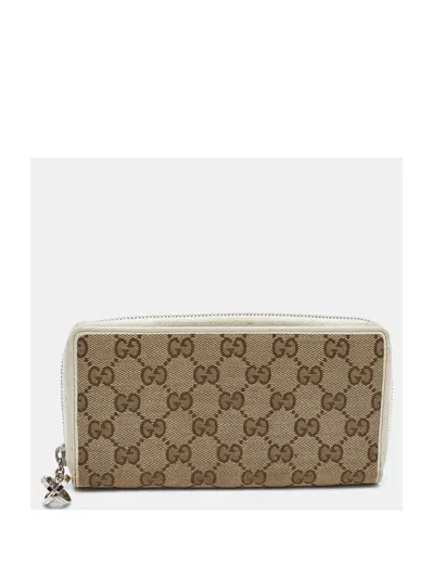 Pre-owned Gucci 2019 Gg Canvas Wallet
