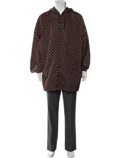 Pre-owned Gucci 2019 Gg Logo Parka In Multi