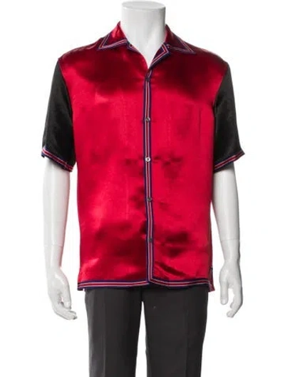 Pre-owned Gucci 2019 Gg Logo Shirt In Red