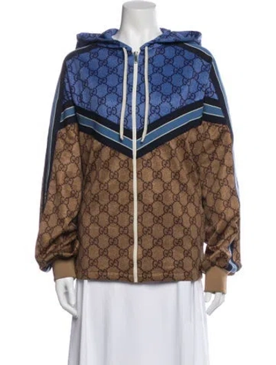 Pre-owned Gucci 2019 Graphic Print Jacket W/ Tags In Multi