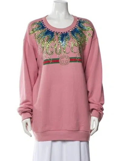 Pre-owned Gucci 2019 Graphic Print Sweatshirt In Multi