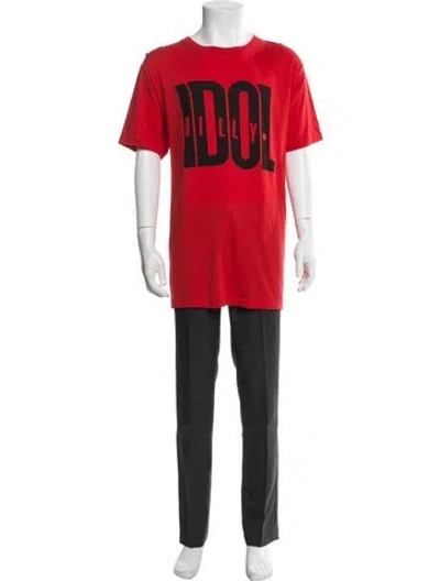 Pre-owned Gucci 2019 Graphic Print T-shirt In Red
