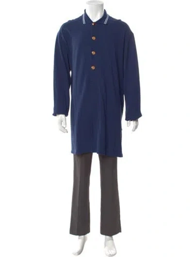 Pre-owned Gucci 2019 Interlocking G Logo Polo Shirt In Blue