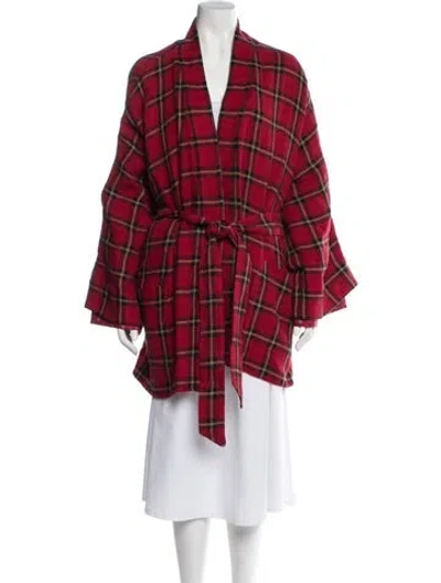 Pre-owned Gucci 2019 Kimono Coat In Red