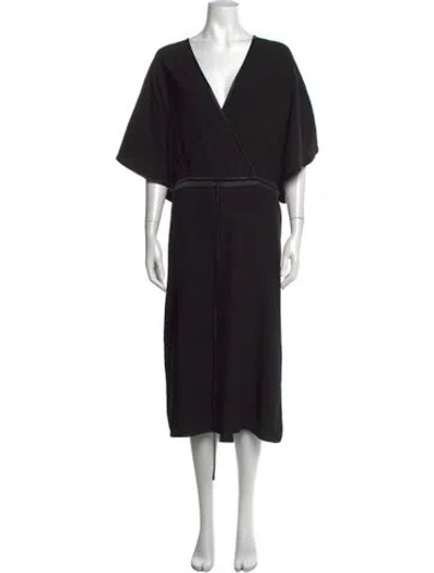 Pre-owned Gucci 2019 Midi Length Dress In Black