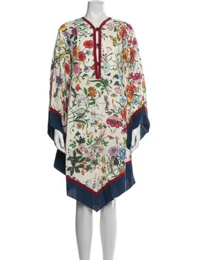 Pre-owned Gucci 2019 Midi Length Dress In Multicolor
