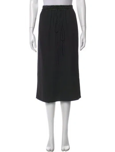 Pre-owned Gucci 2019 Midi Length Skirt In Black