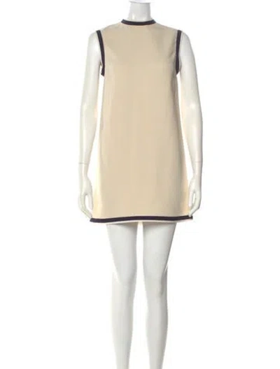 Pre-owned Gucci 2019 Mini Dress In Neutral
