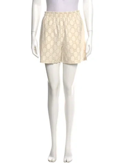 Pre-owned Gucci 2019 Mini Shorts In White