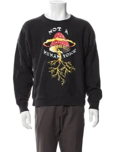 Pre-owned Gucci 2019 'not A Human Voice' Sweatshirt In Black