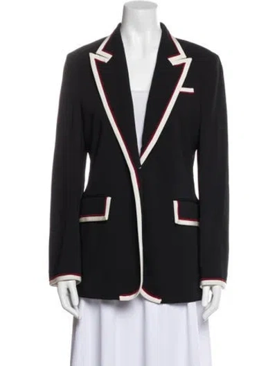Pre-owned Gucci 2019 Patterned Blazer In Black