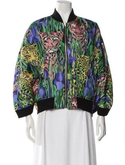 Pre-owned Gucci 2019 Reversible Bomber Jacket W/ Tags In Multi