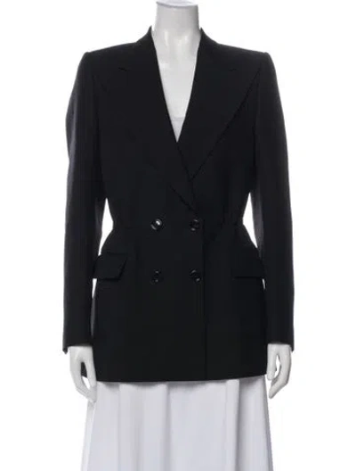 Pre-owned Gucci 2019 Silk Blazer In Black