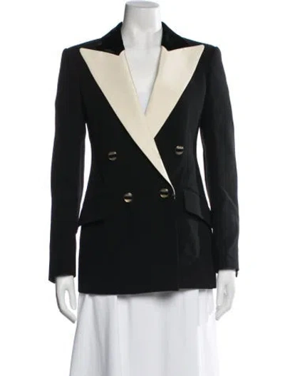 Pre-owned Gucci 2019 Silk Blazer In Black